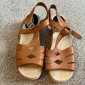 Women’s Swedish Hasbeens clog sandals